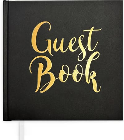 Thijox - Plantvibes Gastenboek Bruiloft - 72 Pagina's Premium Papier, Dik Papier, Vintage Stijl met Gouden Titel - Ideaal voor Bruiloften, Jubilea, Ve