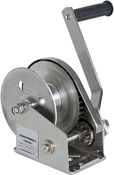 Handlier RVS - Zelfvergrendelend - Vracht heffen - Veiligheidsmechanisme - 150 kg capaciteit - Zilver