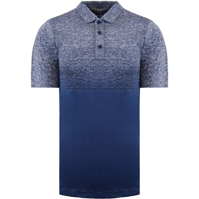 Puma EvoKnit Performance Fit Korte Mouw Blauw Ombre Heren Poloshirt 595106 01