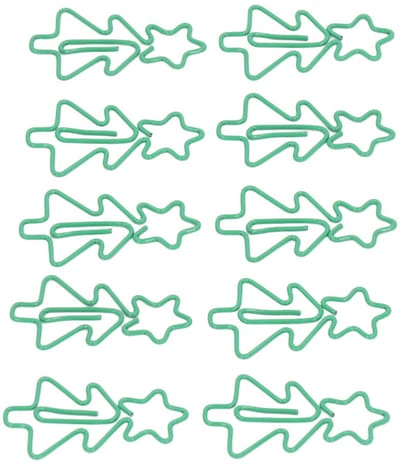 Dailygoods- Paperclips 100 Stuks - Gevormde Paperclips - Metalen Klemmen - Lichtgewicht en Draagbaar - Geschikt voor Thuis en Kantoor - Duurzaam Gebruik