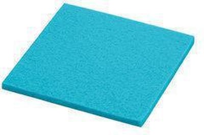 Daff Onderzetter - Vilt - Vierkant - 10 x 10 cm - Caribbean - Blauw