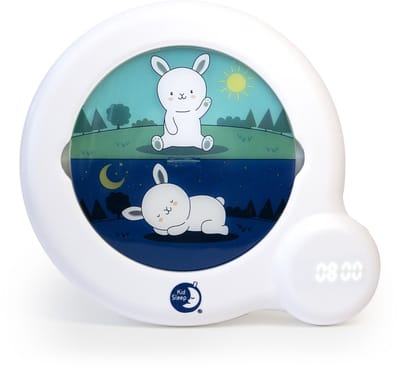PABOBO Kid'Sleep Essential Slaaptrainer Kinderen - 3-in-1 LED Kinderwekker Met Projectie - Wit
