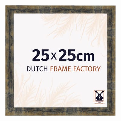Fotolijst 25x25 cm - MDF - Blauw Goud Gemeleerd - Praag