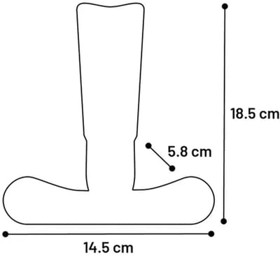 Flamingo hondenspeelgoed Nyl’o Bamboo T-Bone L – Kauwspeeltje hond met rundsmaak – Duurzaam nylon & bamboe – Voor sterke kauwers – Tandverzorgend hondenspeelgoed