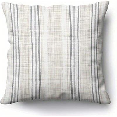 Woondecoratie Gestreept Patroon Decoratief Kussen voor Huis Patroon Kussenhoes Geschikt voor Bank Slaapkamer Auto Kussenhoes 50x50cm
