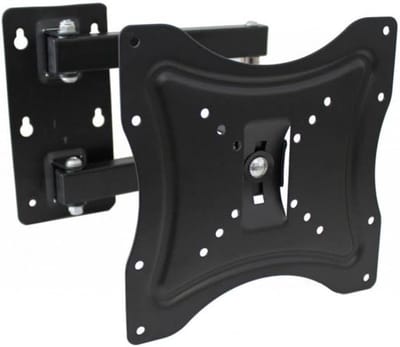 Draaibare Tv-muurbeugel voor LCD-/LED-schermen van 35-107 cm - Wandmontage Zwart