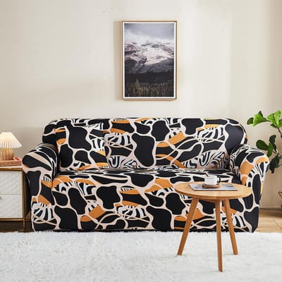 Bloemenprint Bankhoes Voor Woonkamer Kussenovertrekken Bankhoes Katoen Elastisch Bankhoes Bank Handdoek Stoelbeschermer 1 st 2-seater 145-185cm