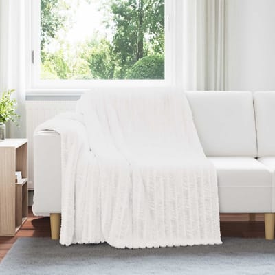 vidaXL Kleden 6 st Wit 200 x 150 cm 4.75 kg Fleece