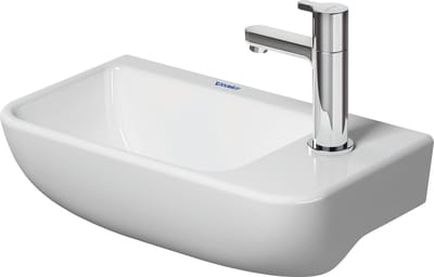 Duravit Starck Me fontein 1 kraangat rechts 40x22cm mat wit