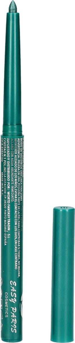 Easy Paris - Keizerlijk Groen oogpotlood, draaibaar / Automatic Pencil Eyeliner - Waterproof - Nummer 025 Verde Azulado - 1 Stuks