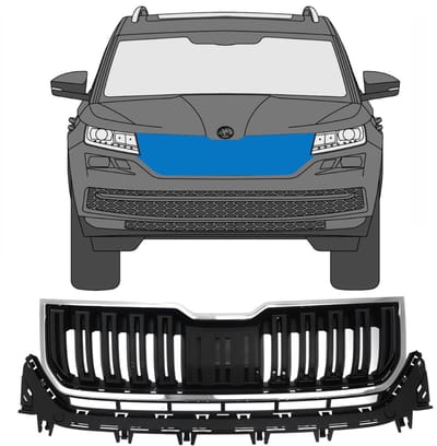 Grill voor Skoda Kodiaq 2016-2023 / Set