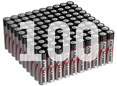 AAA Alkaline Batterijen - 100 Stuks voor Feeënverlichting, LED Lampen, Speelgoed en Apparaten