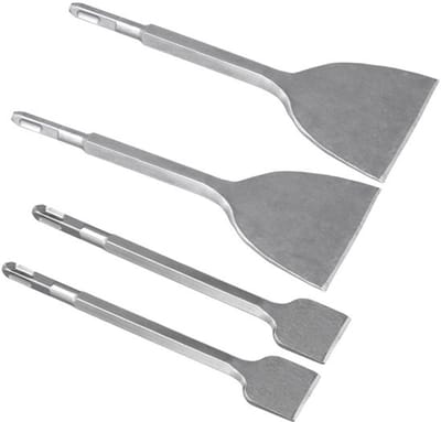 Dailygoods- Tegelbeitel Sds Plus 4-delig - Platte Beitel 230 x 40 mm