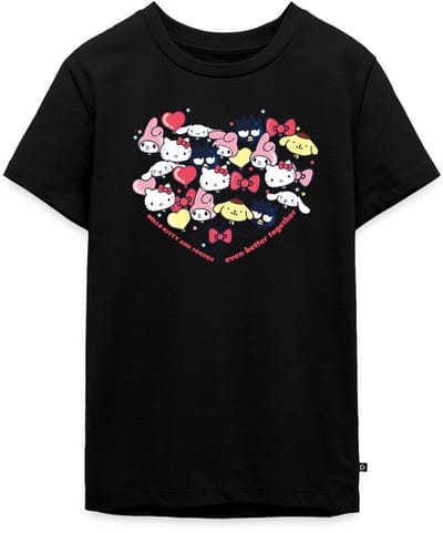 Hello Kitty En Vrienden Ballonnen In Hartvorm Premium T-Shirt Tiener