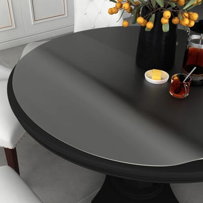 vidaXL - Tafelbeschermer - Ø - 120 - cm - 1,6 - mm - PVC - mat