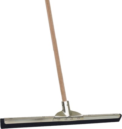 Betra Vloertrekker/douchetrekker - voor water - metaal/rubber - B75 cm - met houten steel 130 cm