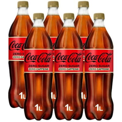 Coca-Cola Zero Caffeine Cola - 6 x 1 L