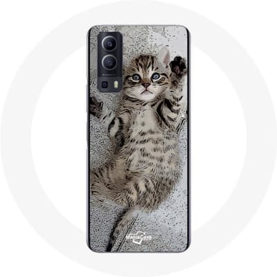Case Vivo Y72 Bengaalse kitten slaapt