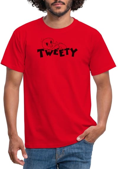 Looney Tunes Tweety Bird T-Shirt Heren