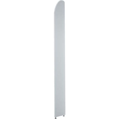 Open kast Dante®, zijwand, voor archiefrekken zonder achterwand, H 2250 mm, lichtgrijs