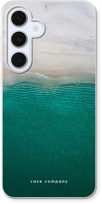 Case Company® - Hoesje geschikt voor Samsung Galaxy S24 FE hoesje - Stranded - Soft Cover Telefoonhoesje - Bescherming aan alle Kanten en Schermrand