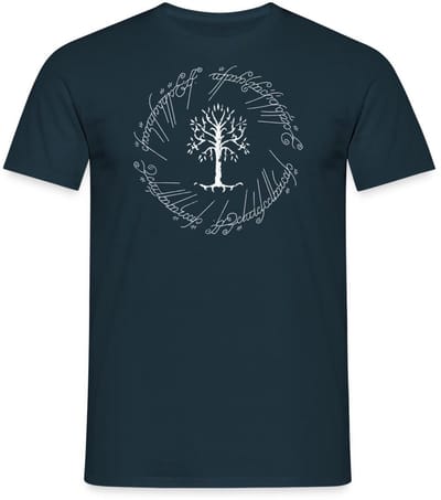 The Lord Of The Rings De Witte Boom Van Gondor T-Shirt Heren