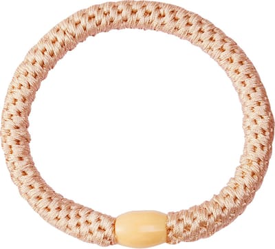 Haarelastiekjes 5-pack - armbandjes - zachtroze - koper
