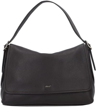 abro schoudertas Leather Agave Shoulder Bag Carina Dark Brown donkerbruin
