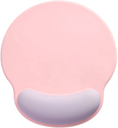 Techidna - Ergonomische Muismat met Polssteun - Roze & Paars - Gelkussen - Antislip - Compact