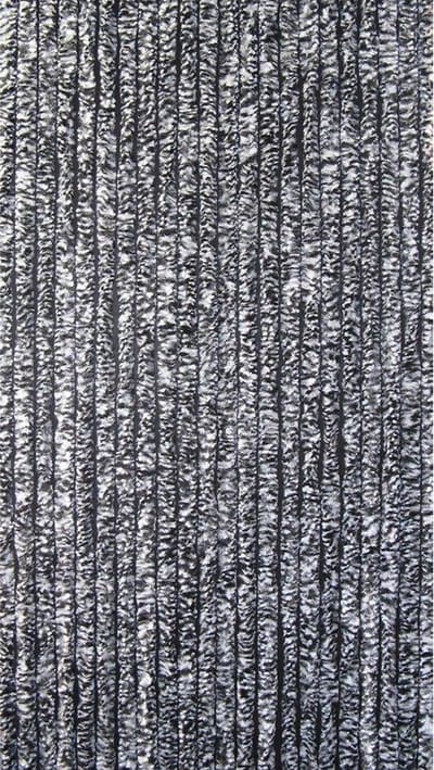 Kattenstaart vliegengordijn Kattenstaart Zwart-Wit gemeleerd 90x200 cm
