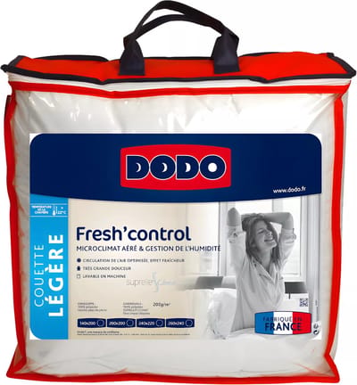 Vente-unique Dekbed DODO anti-transpirant FRESH CONTROL - 140 x 200 cm