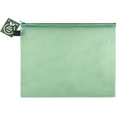 Ritszak FolderSys, A4, dikte 0,20 mm, B 357 x H 272 mm, PVC-vrije folie, groen-transparant