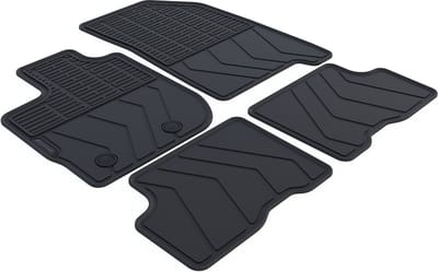 Rubber Automatten geschikt voor Dacia Duster 2 - 2018-2023 - 4-delig - Uitvoering: Bijrijder met lade