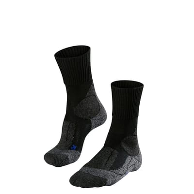 FALKE TK1 Cool anti-blaar dik lyocell functioneel materiaal wandelsokken heren grijs - maat 39-41