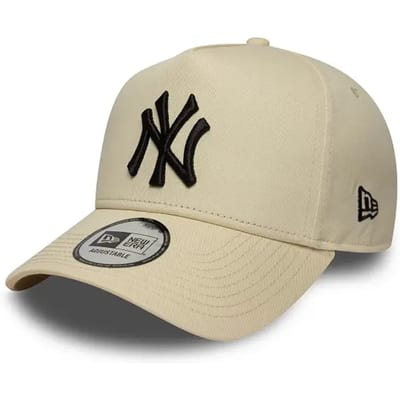 New Era E-frame Closed Back Mlb New York Yankees Petten Unisex - Beige - One Size