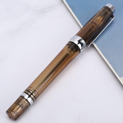 Grote Transparante Vulpen voor Professioneel Schrijven en Kantoorgebruik met 0.5mm Punt - Perfect voor Creatieve Projecten en Notities