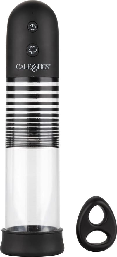 CalExotics - Rechargeable Ez Pump Kit - Pumps Penis Zwart