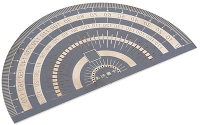 Nauwkeurige Hoekmeter van Roestvrij Staal voor Precisie Metingen en Markeringen in Zwart en Gegalvaniseerd Design