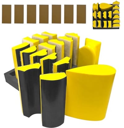 Dailygoods- Handpolijstblokkenset 16-delig - Professionele