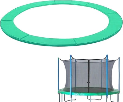 Trampoline Veerafdekking - Veiligheidsmat Rand - Buiten Spelen - Waterdicht UV-bestendig - 18 meter - Zwart
