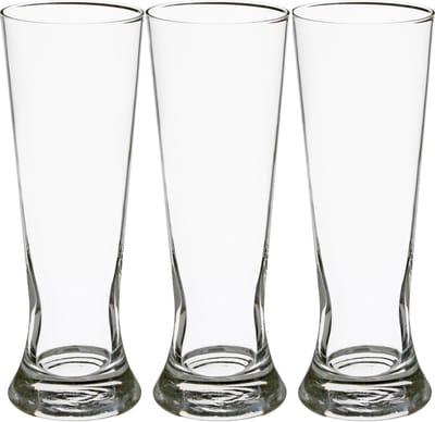 Secret de Gourmet Bierglazen - 12x stuks - transparant - 370 ml - 21 cm - glazen voor bier