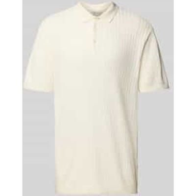 Regular fit poloshirt met structuurmotief, model 'Karl'