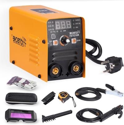 Mini lasapparaat - Lasapparaat Inverter lasapparaat - Metaal verbinden - Digitaal display - 120 A - Zwart