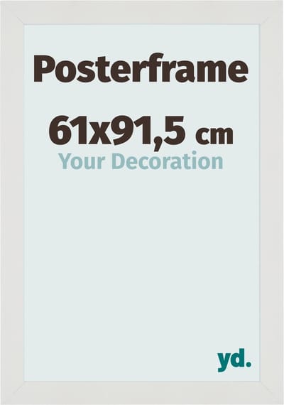 Your Decoration - Posterlijst 61x91,5 cm - MDF - Wit Mat - Parma