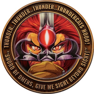 FaNaTtik ThunderCats Collectable Coin Lion-O 40th Anniversary Limited Edition Coins