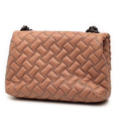 Tweedehands Kleine Nappa Intrecciato Studded Olimpia Schoudertas