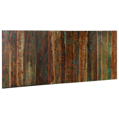 vidaXL - Hoofdbord - 200 - cm - massief - gerecycled - hout - meerkleurig