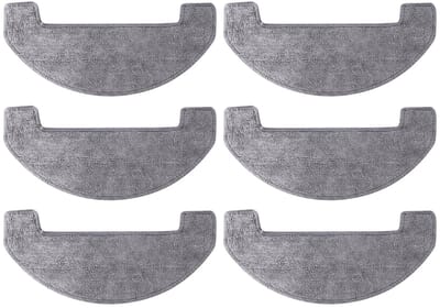 Allecto - Doekjes voor Proscenic Q8 Max/Q8 - Effectieve reiniging - Katoen - Duurzaam - Geschikt voor Proscenic Q8 Max/Q8 - 19,1 x 10,5 x 4 cm
