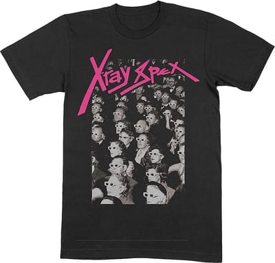 X-Ray Spex - 3D Cinema Heren T-shirt - M - Zwart