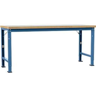 Manuflex werkbank Profi speciaal, tafelblad kunststof, 2000 x 700 mm, briljantblauw